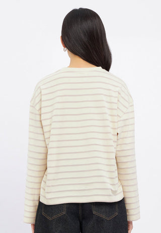 Long Sleeve Stripes Graphic T-Shirt