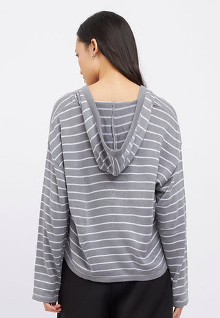 Hoodie Long Sleeve Knit Top