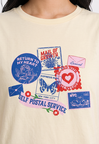 Short Sleeve Graphic Crop T-Shirt