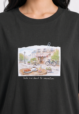 Short Sleeve Oversized Graphic Tee