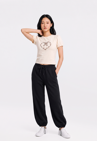 Puff Sleeve Graphic Tee