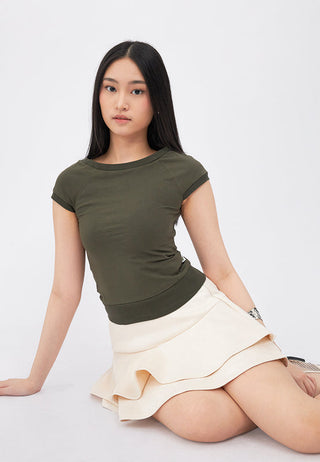 Off Shoulder Short Sleeve Top