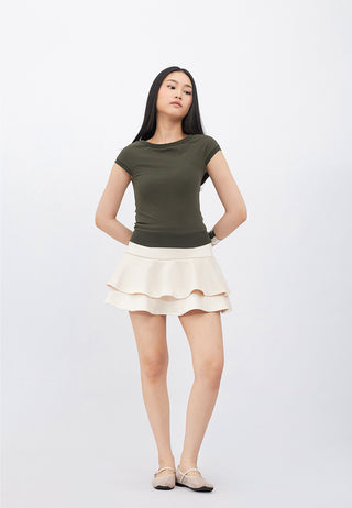 Off Shoulder Short Sleeve Top