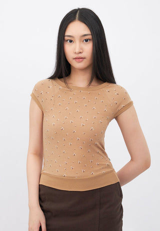 Off Shoulder Short Sleeve Top
