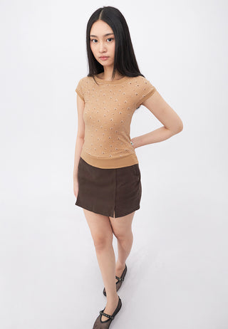 Off Shoulder Short Sleeve Top