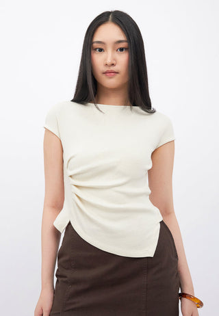 Drape Details Short Sleeve Top
