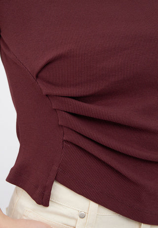Drape Details Short Sleeve Top