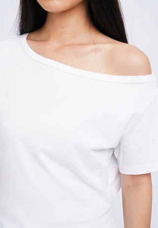 Short Sleeve Off Shoulder T-Shirt