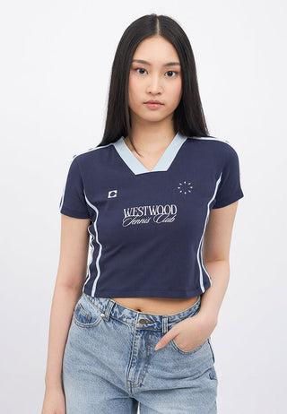 Fitted Short Sleeve Crop Jersey