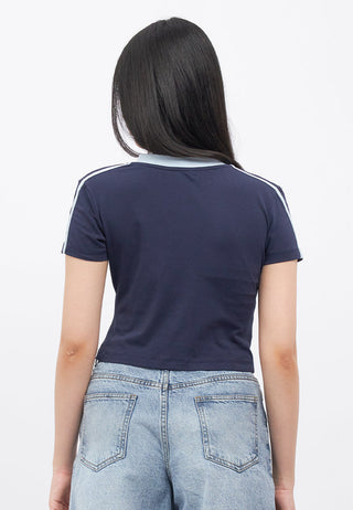Fitted Short Sleeve Crop Jersey