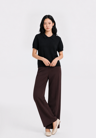 Short Sleeve Knit Top