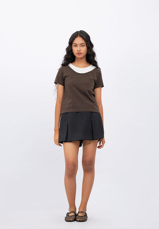 Double Layered Short Sleeve T-Shirt