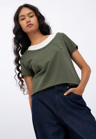 Double Layered Short Sleeve T-Shirt