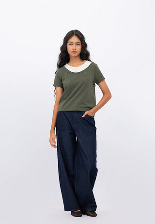 Double Layered Short Sleeve T-Shirt