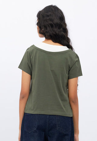 Double Layered Short Sleeve T-Shirt
