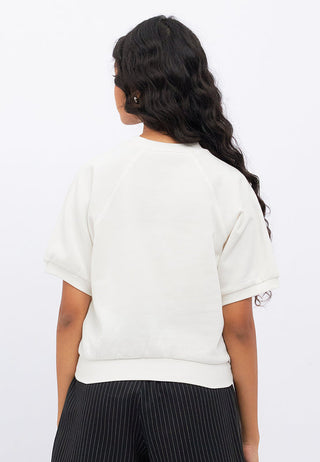 Raglan Sleeves Graphic Sweatshirt