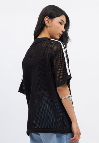 Oversized Openwork Knit Top