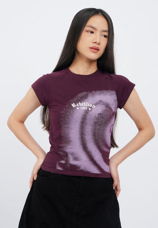 Raglan Short Sleeve Graphic T-Shirt
