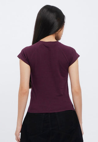Raglan Short Sleeve Graphic T-Shirt