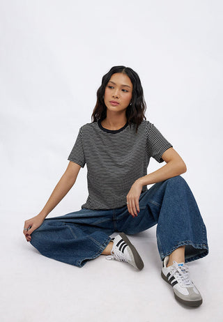 Regular Fit Short Sleeve Stripes T-Shirt