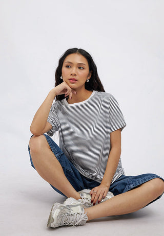 Regular Fit Short Sleeve Stripes T-Shirt