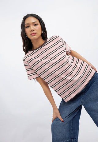 Regular Fit Short Sleeve Stripes T-Shirt