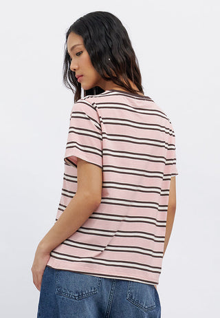 Regular Fit Short Sleeve Stripes T-Shirt