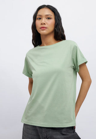 Short Sleeve Rolled Up T-Shirt