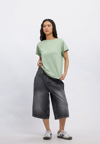 Short Sleeve Rolled Up T-Shirt