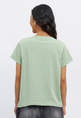 Short Sleeve Rolled Up T-Shirt