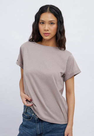 Short Sleeve Rolled Up T-Shirt