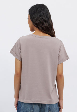 Short Sleeve Rolled Up T-Shirt