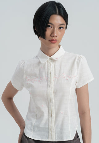 Colorbox X Gimme Embroidery Fitted Shirt