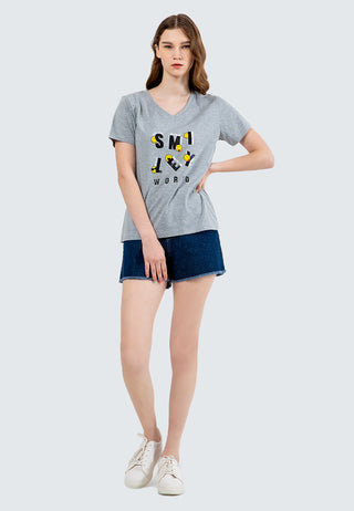 [GIFT NOT FOR SALE] Grey SmileyWorld T-Shirt