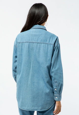 Long Sleeve Denim Shacket