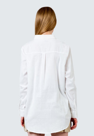 Oversized Shirt with Twill Tape Detail