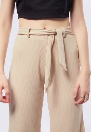 Belted Knit Culottes