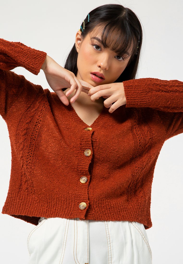 V-neck Cardigan – COLORBOX - Indonesia