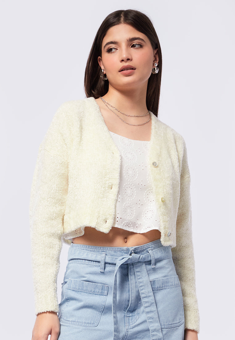Color Box Cardigan Furry Long Sleeve Cardigan – COLORBOX - Indonesia