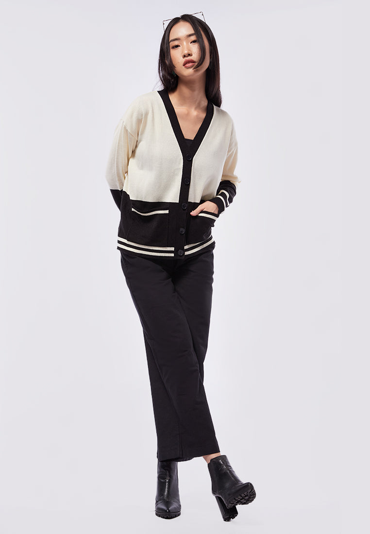 Color Box Cardigan Colorblock Boyfriend Cardigan – COLORBOX - Indonesia