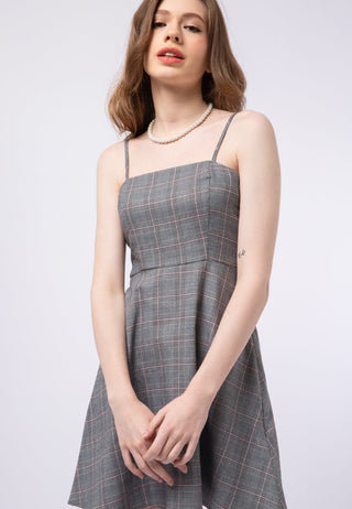 Plaid Cami Mini Dress
