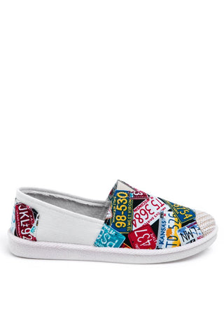 Multicolor Slip-on Shoes