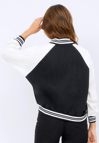 Colorblock Varsity Jacket