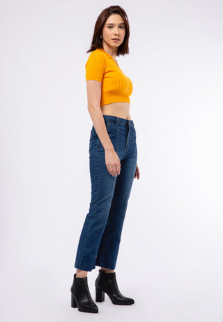 Flare Denim Pants