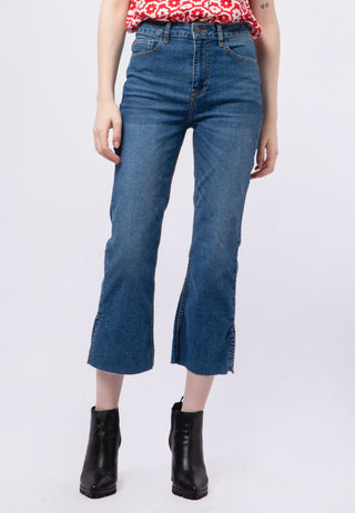 Slim Flare Jeans with Vent