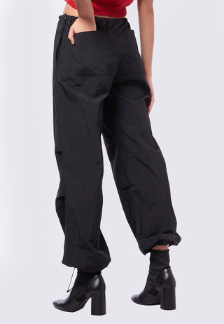 Parachute Pants with Drawstring Details