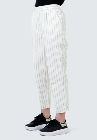 Off White Striped Tailored Pants