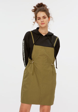 Pinafore with Drawstring Details