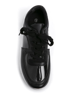 Black Transparent Sporty Shoes