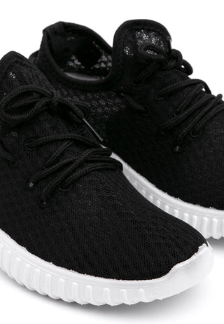 Black Net Sporty Shoes